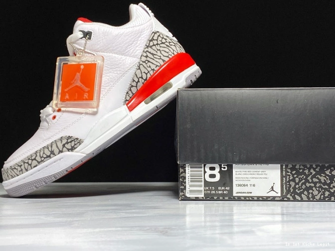 Fame Hall 136064-116 Jordan Air of Retro 3 0523